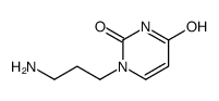 1-(3-aminopropyl)pyrimidine-2,4-dione结构式