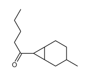 1-[3-Methylbicyclo[4.1.0]heptan-7-yl]-1-pentanone结构式