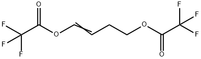 1-Butene-1,4-diol di(trifluoroacetate) structure
