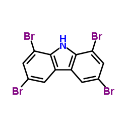 1,3,6,8-Tetrabromocarbazole structure