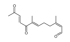 (2Z,6E,9E)-3,7-Dimethyl-8,11-dioxo-2,6,9-dodecatrienal结构式