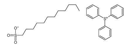 dodecane-1-sulfonate,triphenylsulfanium结构式