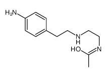 N-[2-[2-(4-aminophenyl)ethylamino]ethyl]acetamide Structure