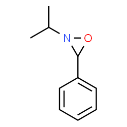 Oxaziridine, 2-(1-methylethyl)-3-phenyl-, trans- (9CI) Structure