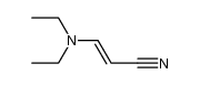 trans-1-diethylamino-2-cyanoethene Structure