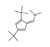 1,3-Di-tert.-butyl-6-dimethylamino-fulven结构式