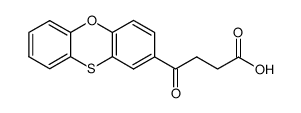4-oxo-4-(phenoxathiin-2-yl)butanoic acid结构式
