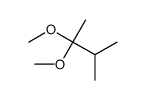 2,2-Dimethoxy-3-methylbutane Structure