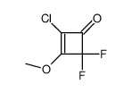 2-Cyclobuten-1-one,2-chloro-4,4-difluoro-3-methoxy- Structure