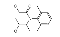 N-chloroacetyl-N-(2-methoxy-1,2-dimethylethyl)-2,6-dimethylaniline结构式
