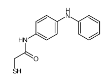 N-(4-anilinophenyl)-2-sulfanylacetamide结构式