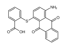 2-(4-amino-9,10-dioxoanthracen-1-yl)sulfanylbenzoic acid结构式