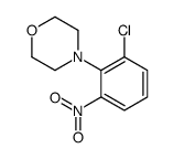 4-(2-chloro-6-nitrophenyl)morpholine结构式