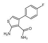 2-amino-4-(4-fluorophenyl)thiophene-3-carboxamide Structure