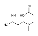 3-[(3-amino-3-oxopropyl)-methylphosphanyl]propanamide结构式