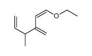 1-ethoxy-4-methyl-3-methylidenehexa-1,5-diene结构式