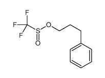 3-phenylpropyl trifluoromethanesulfinate Structure