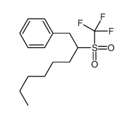 2-(trifluoromethylsulfonyl)octylbenzene结构式