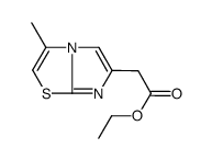 ethyl 2-(3-methylimidazo[2,1-b][1,3]thiazol-6-yl)acetate结构式