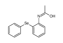 N-(2-phenylselanylphenyl)acetamide结构式