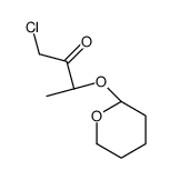 (3R)-1-chloro-3-(oxan-2-yloxy)butan-2-one结构式