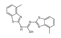 1,3-bis(4-methyl-1,3-benzothiazol-2-yl)thiourea结构式