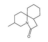 3-methyl-1,2,3,4,7,7a,8,9,10,11-decahydropyrido[2,1-i]indol-6-one结构式