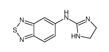 N-(4,5-dihydro-1H-imidazol-2-yl)-2,1,3-benzothiadiazol-5-amine Structure