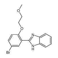 2-[5-bromo-2-(2-methoxyethoxy)phenyl]-1H-benzimidazole Structure