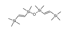 1,1,3,3-tetramethyl-1,3-bis[2-(trimethylsilyl)ethenyl]-(E,E)-disiloxane结构式