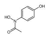 N-hydroxyacetaminophen Structure