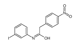 N-(3-iodophenyl)-2-(4-nitrophenyl)acetamide Structure