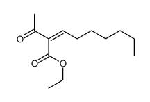 ethyl 2-acetylnon-2-enoate Structure