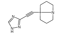 8-[2-(1H-1,2,4-triazol-5-yl)ethynyl]-1,2,3,5,6,7-hexahydropyrrolizine Structure