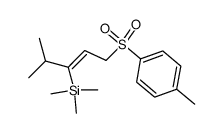 [(Z)-1-Isopropyl-3-(toluene-4-sulfonyl)-propenyl]-trimethyl-silane Structure