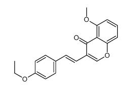 3-[2-(4-ethoxyphenyl)ethenyl]-5-methoxychromen-4-one Structure