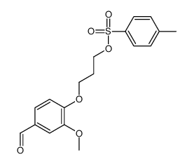 3-(4-formyl-2-methoxyphenoxy)propyl 4-methylbenzenesulfonate Structure
