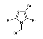 2,4,5-tribromo-1-(bromomethyl)imidazole Structure