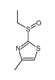 2-ethylsulfinyl-4-methyl-1,3-thiazole结构式