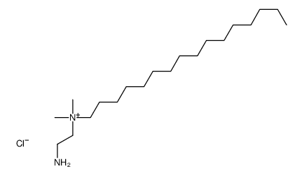 2-aminoethyl-hexadecyl-dimethylazanium,chloride Structure