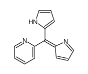 2-[1H-pyrrol-2-yl(pyrrol-2-ylidene)methyl]pyridine结构式