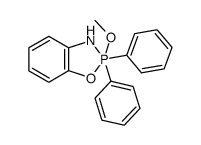 2,3-dihydro-2-methoxy-2,2-diphenyl-1,3,2-benzoxazaphosph(V)ole Structure