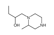 1-Piperazineethanol,-alpha--ethyl-2-methyl-(9CI) structure