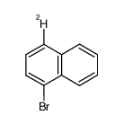 4-deuterio-1-bromonaphthalene结构式