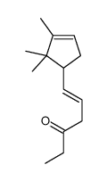 6-(2,2,3-trimethylcyclopent-3-en-1-yl)hex-5-en-3-one结构式