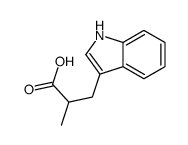 1H-Indole-3-propanoicacid,-alpha--methyl-(9CI)结构式