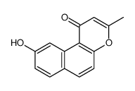 9-hydroxy-3-methylbenzo[f]chromen-1-one Structure