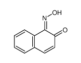 1-nitroso-2-naphthol结构式
