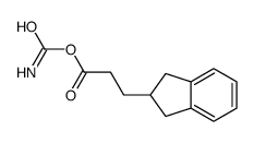 carbamoyl 3-(2,3-dihydro-1H-inden-2-yl)propanoate结构式