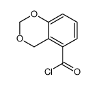 4H-1,3-Benzodioxin-5-carbonylchloride(9CI) Structure